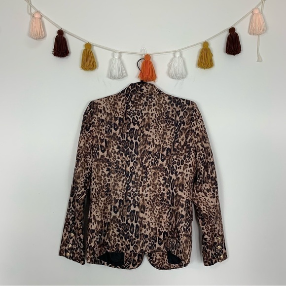 NWT Lioness Palermo Leopard Print Blazer Size Small - Picture 14 of 14
